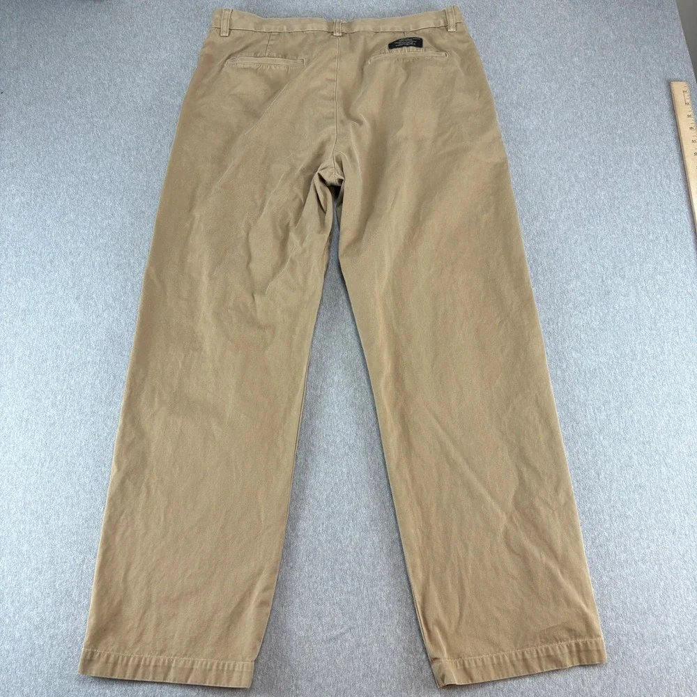 Banana Republic Chino Pants Mens‎ 35x32 Tan Y2K Gavin Straight Leg Casual Preppy
